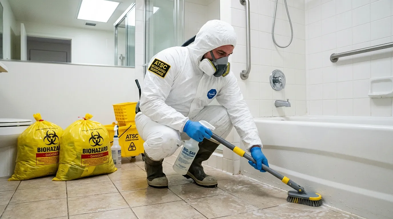 Decontamination equipment deployed for Blood Cleanup in Pepper Pike